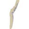 Ekena Millwork 11 7/8"H x 4"P x 12 5/8"F x 94 1/2"L Chesterfield Dentil & Egg Crown Moulding MLD11X04X12CH - alternate 2